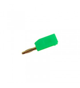 25206GRN PLUG BANANA 2MM VERDE