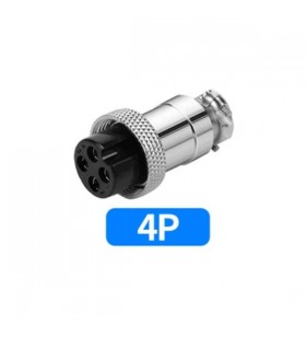 GX12HV4 CONECTOR HEMBRA...