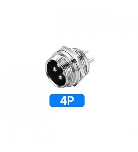 GX12MP4 CONECTOR MACHO...