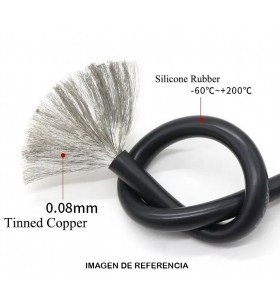 Cable AWG14 - Azul - Siliconado - Superflexible