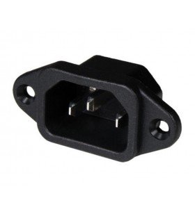 K241 CONECTOR ALIMENTACION (TIPO PC) MACHO PANEL